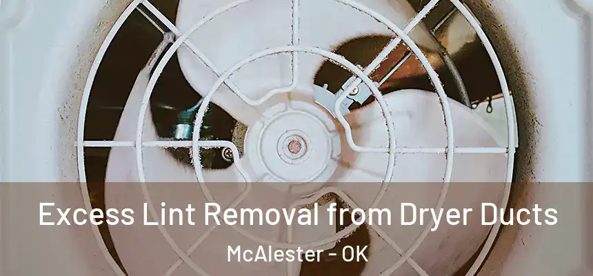  Excess Lint Removal from Dryer Ducts McAlester - OK