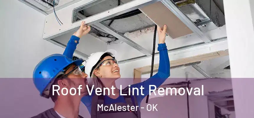  Roof Vent Lint Removal McAlester - OK